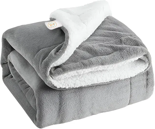D BABY HOME Solid Single Crib Baby Blanket for  AC Room