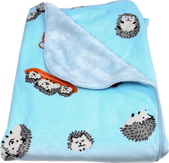 1st Step Printed Single Crib Baby Blanket for  AC Room