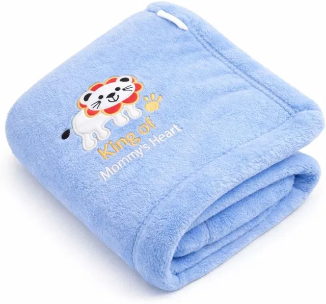 Tinitot Embroidered Crib Crib Baby Blanket for  Mild Winter