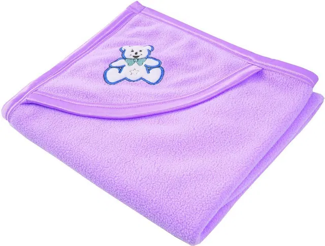 BABY ZONE Solid Single Crib Baby Blanket for  Heavy Winter