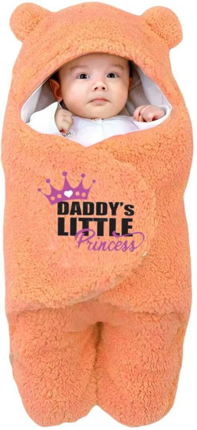 Swissberry Embroidered Crib Hooded Baby Blanket for  AC Room