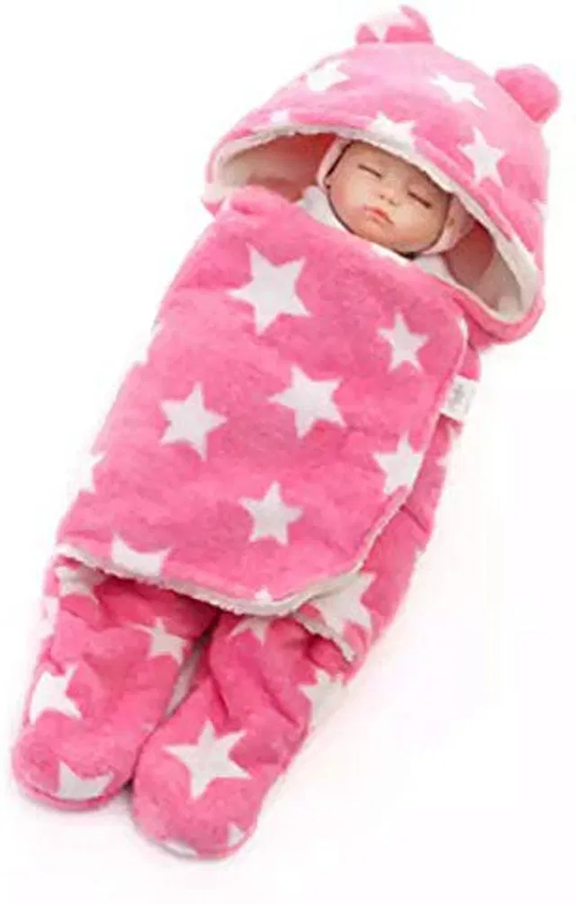 BABY ZONE Text Print Single Crib Baby Blanket for  AC Room