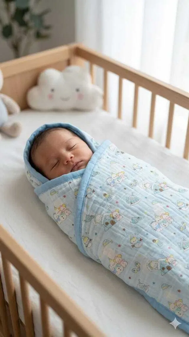 BABY HOLIC Printed Crib Crib Baby Blanket for  All Season