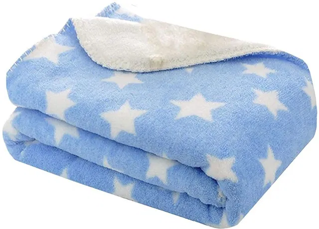 BABY ZONE Printed Single Sherpa Blanket for  AC Room