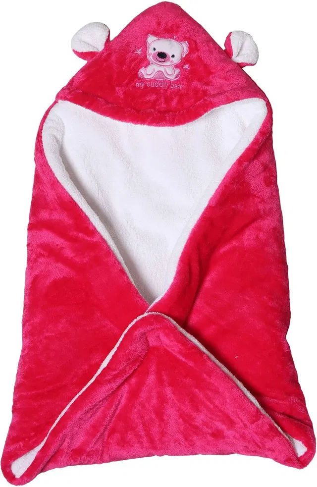 NAMAN Solid Single Crib Baby Blanket for  Heavy Winter