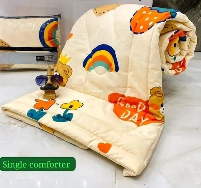 iLiv Cartoon Single Comforter for  AC Room