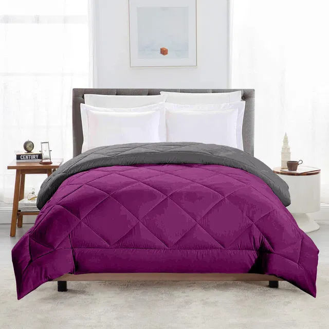 CHICERY Geometric Single Comforter for  Heavy Winter