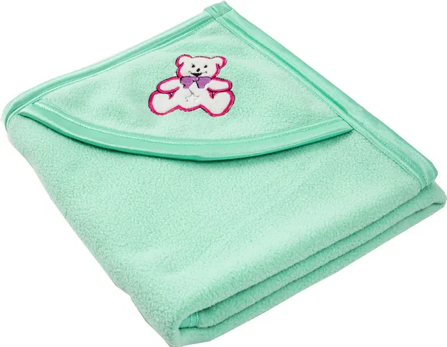 Aakriti Solid Single Crib Baby Blanket for  Heavy Winter