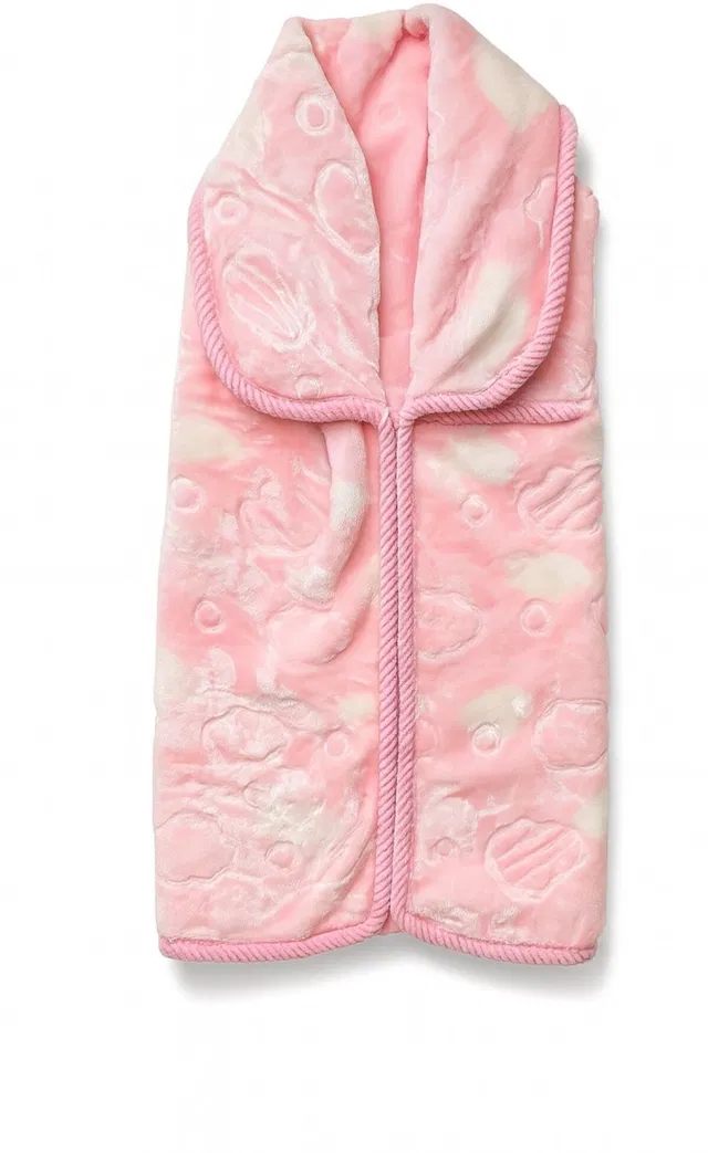 The Little Lookers Self Design Crib Swaddling Baby Blanket for  Mild Winter