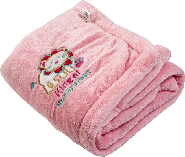 BABY ZONE Solid Single AC Blanket for  AC Room
