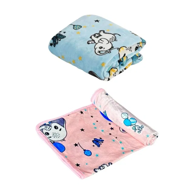 PWI Cartoon Single Swaddling Baby Blanket for  AC Room