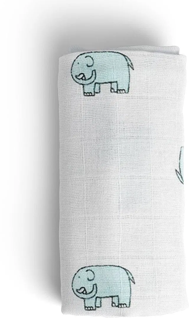 Mom's Home Printed Single Swaddling Baby Blanket for  Mild Winter