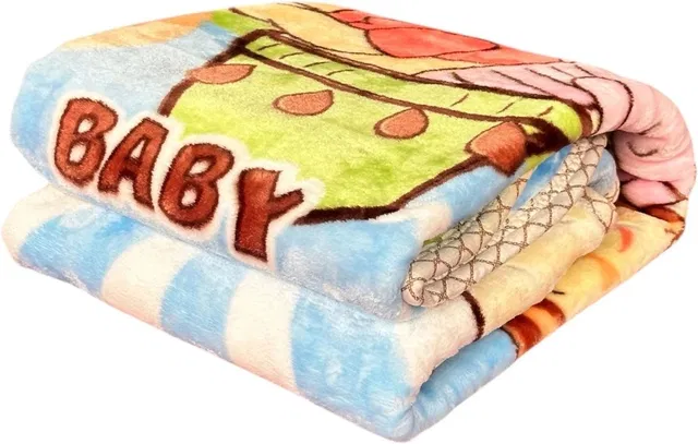 PWI Cartoon Single Swaddling Baby Blanket for  AC Room