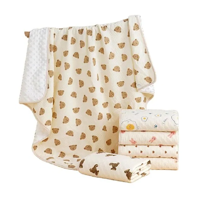 closecret Printed Crib Crib Baby Blanket for  Mild Winter