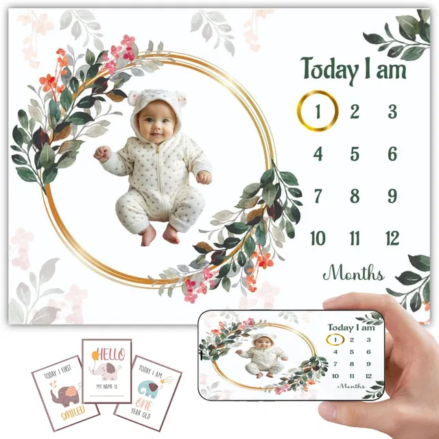 Hoolloomooloo Floral Crib Crib Baby Blanket for  AC Room