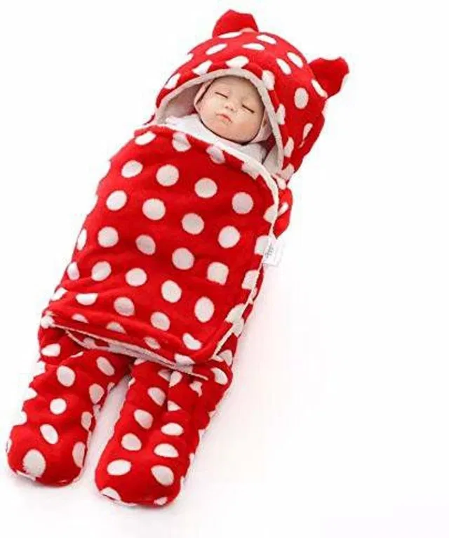 First Sleep Printed Crib Sherpa Blanket for  Heavy Winter
