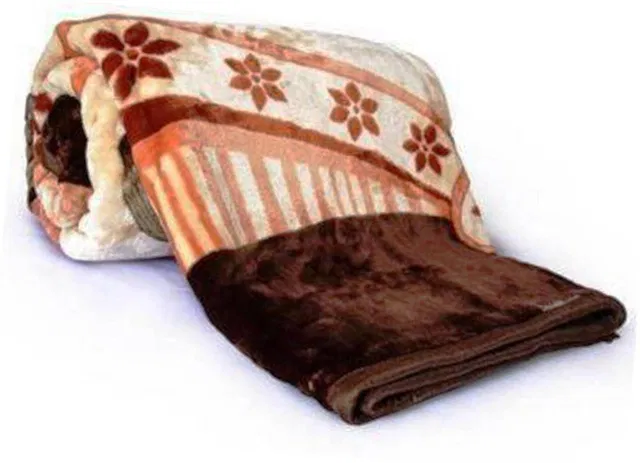 SANJU CORPORTION Printed Double Mink Blanket for  Heavy Winter