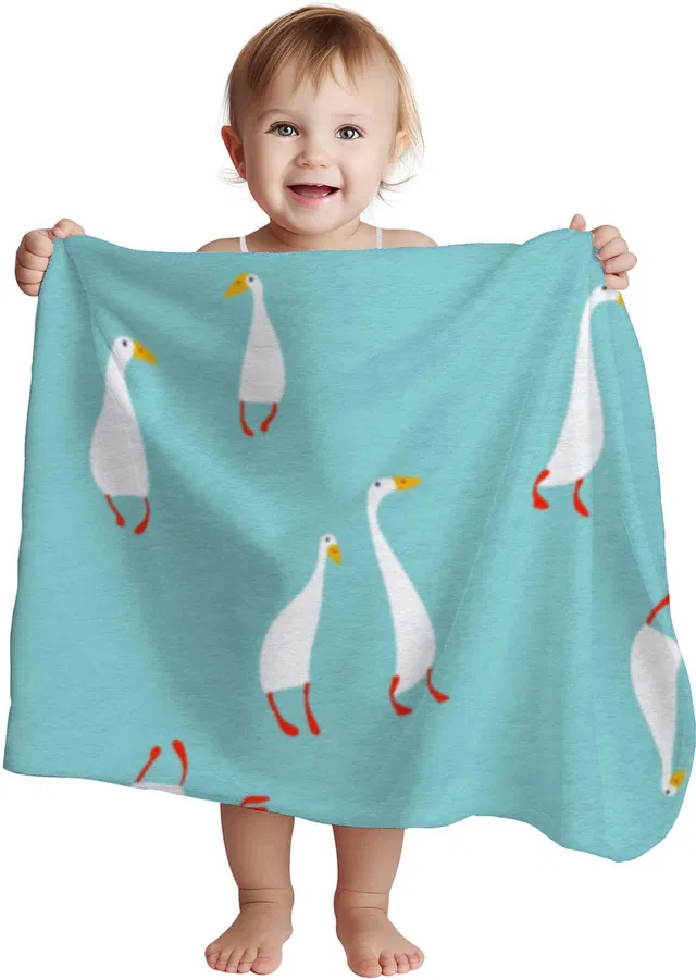 1st Step Printed Single Crib Baby Blanket for  AC Room