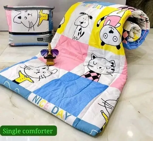 iLiv Cartoon Single Comforter for  AC Room