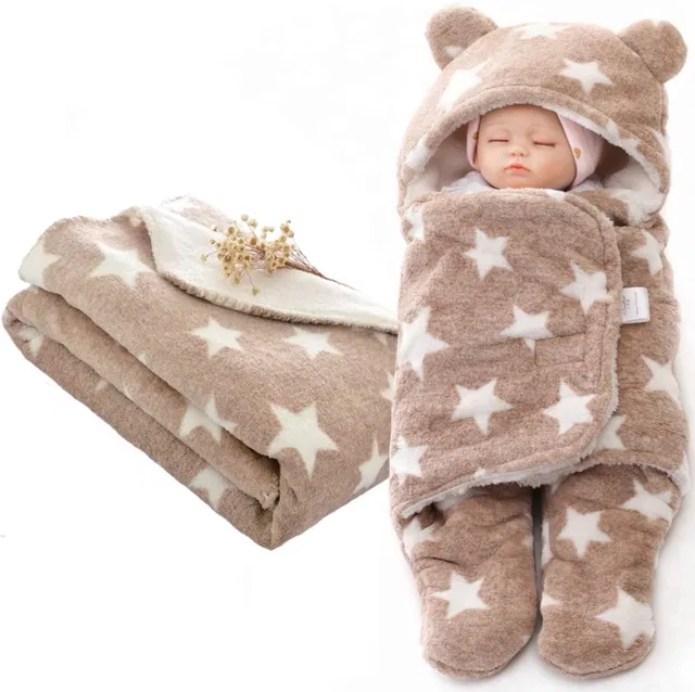 BRANDONN Printed Crib Crib Baby Blanket for  AC Room