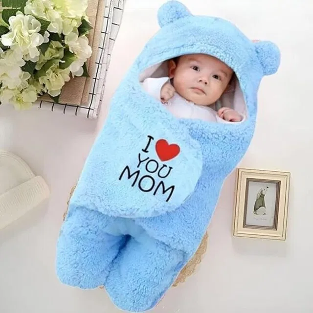 goyyoo Printed Single Swaddling Baby Blanket for  Heavy Winter