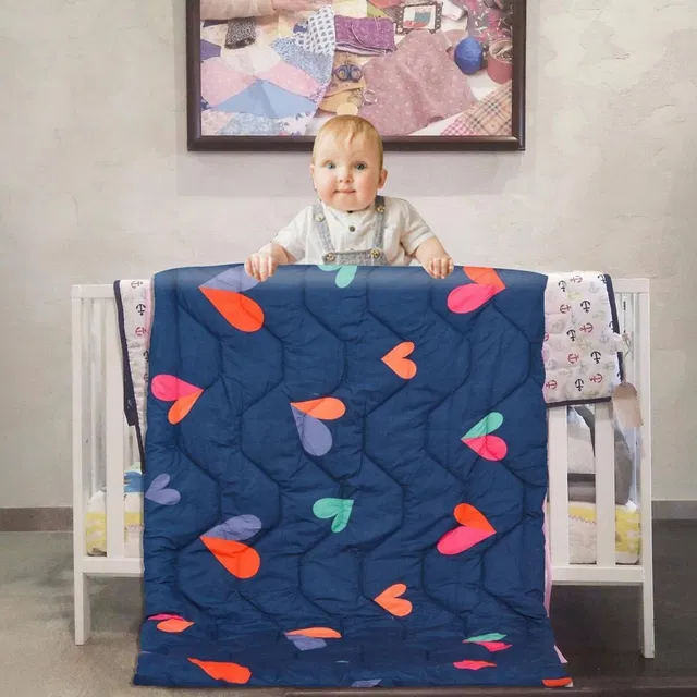 RRC Printed Crib Crib Baby Blanket for  AC Room