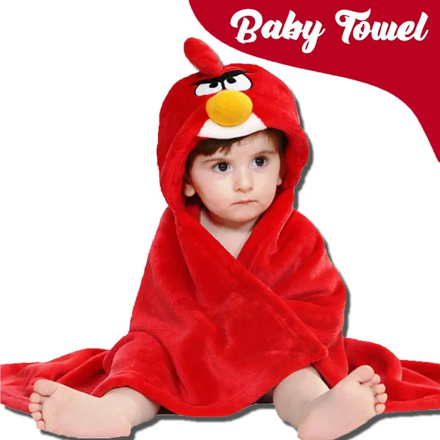 Pandaoriginals Animal Single Hooded Baby Blanket for  AC Room