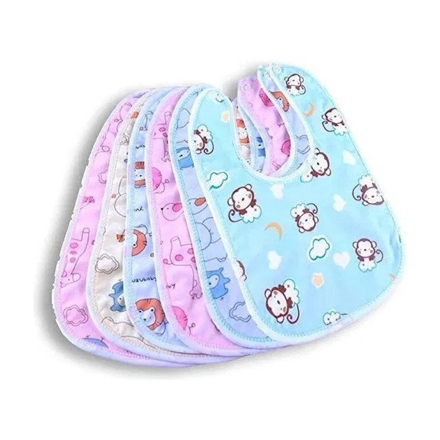 PIHET Waterproof Baby Feeding Bibs Washable Stain and Odor Resistant Adjustable