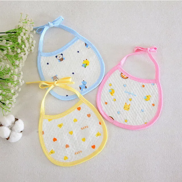 THE LITTLE BUNNY HOP IN STYLE Premium quality baby bib apron soft and comfortable cotton cloth pack 3