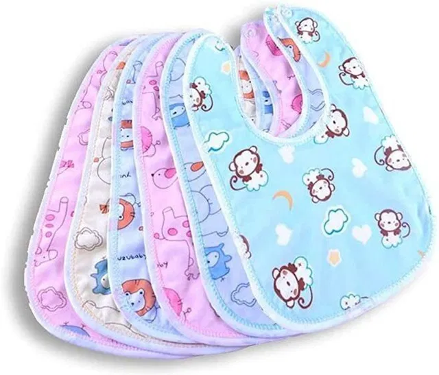 EMPOISON Waterproof Baby Feeding Bibs Washable Stain and Odor Resistant Adjustable