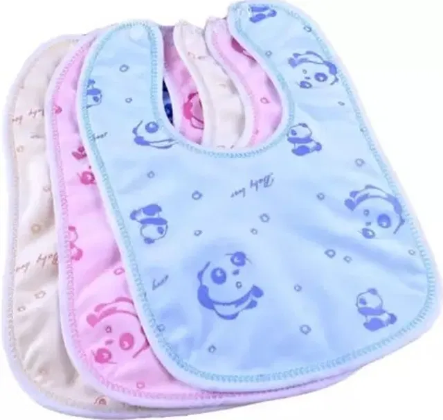 BBY DOUBLE LAYER DURABLE ,WATERPROOF BIBS PACK OF 3