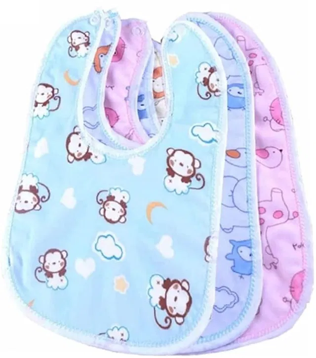 SWASUM Baby Waterproof Bibs Apron (3 Button bibs)