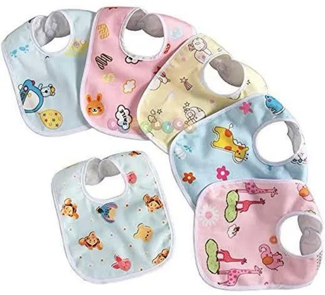 Saanu baby bibs multicolor pack 6_1