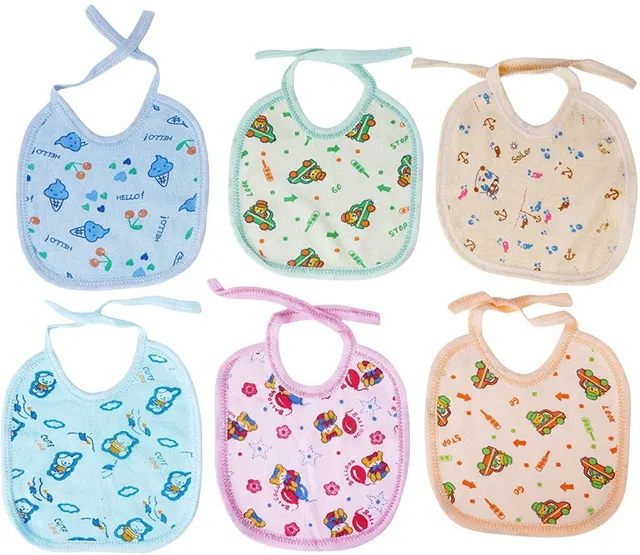 Anush Marino Soft Cotton Bibs/Apron For Baby (0-12 Months)