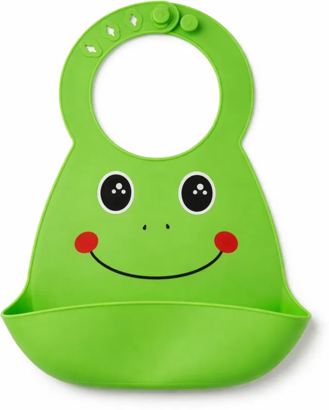 Little Pea Soft Silicon Water Proof bib with Food catcher