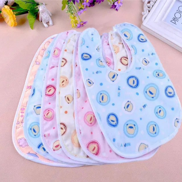 FLIPZON Baby Bibs Waterproof (Pack of 6)