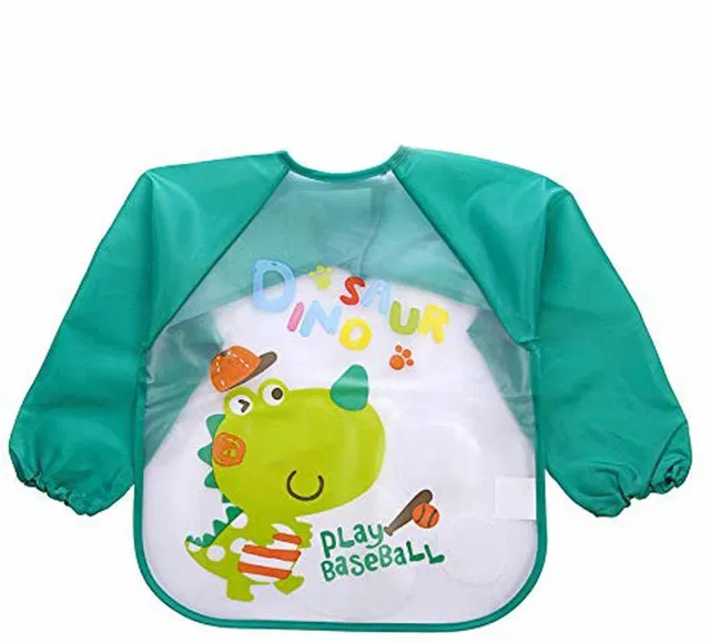 Prettify My newborn Baby Sleeve Washable And Waterproof Bib Pack Of 1