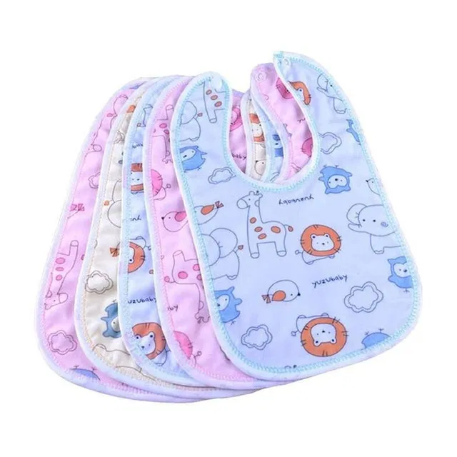 Safeline Plus Baby Cotton Waterproof Bibs | Feeding Infants and Toddlers| Useful Baby Gift