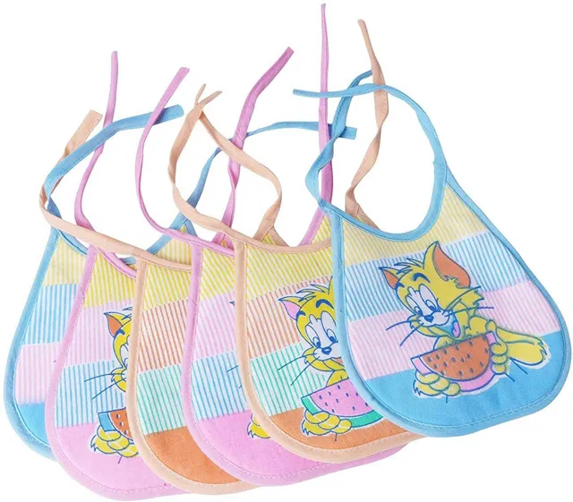 Anush Marino Soft Cotton Bibs/Apron For Baby (0-12 Months)