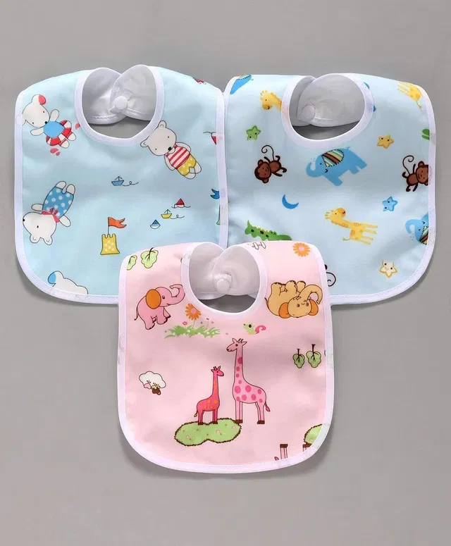 HytroMyk Super Soft Elegant and Stylish Velcro bibs for baby boy and baby girl