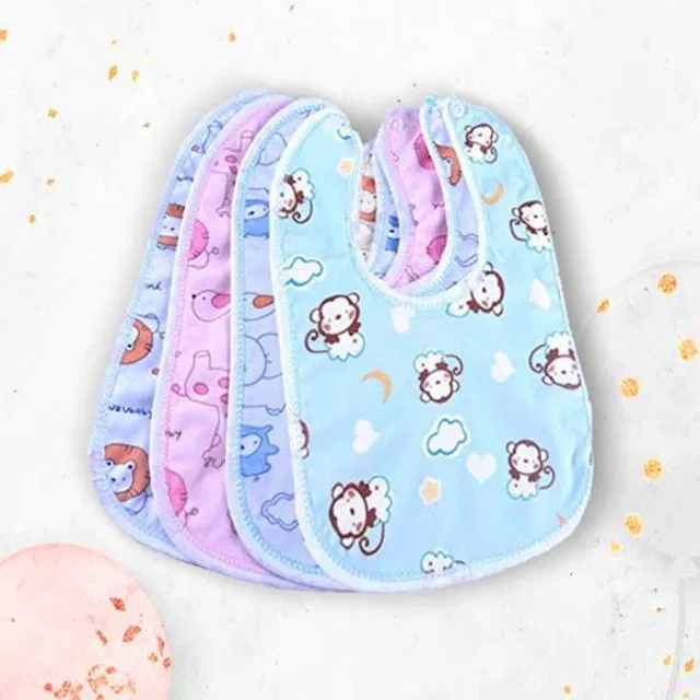 SuperStar Store waterproof, super soft cotton daily use, elegant and stylish velcro bib for baby