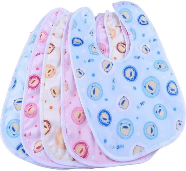 BRANDONN Double Layered Waterproof Button Bibs Multicolor