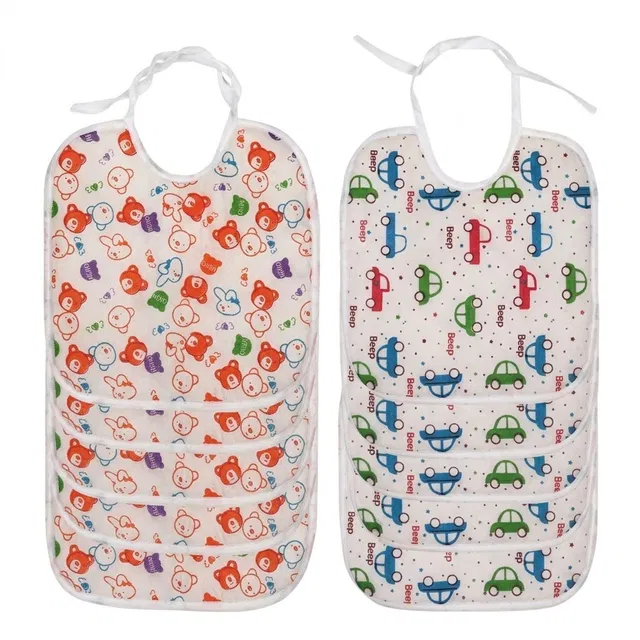 MODERN HEADOS bibs for baby, baby bibs waterproof, baby food apron, baby bibs cotton