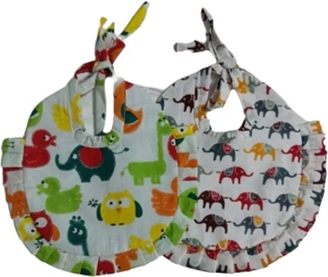 hiyansh PURE COTTON,SOFT AND COMFRTABLE BABY BIBS