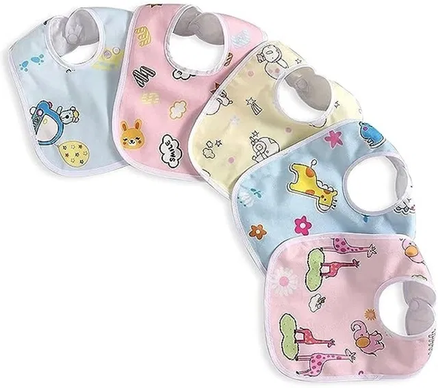 SHISHI Waterproof baby bibs/aprins for the babies (PACK OF 5)))