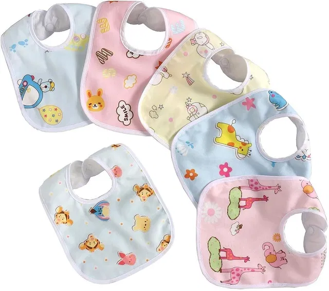 SWASUM Bibs - 6pcs | Baby bibs for 6 to 12 months _1