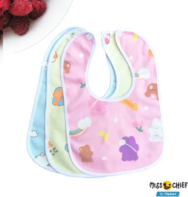 Saraswati kart Waterproof Baby Apron with Bib