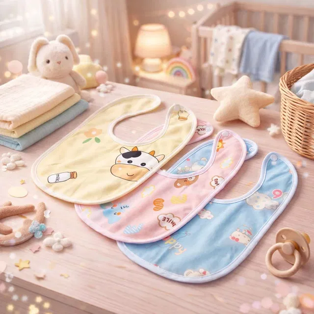 Trosskart Baby Bib Apron Bibs for Kids Baby Waterproof Feeding Apron