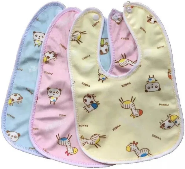 BABY LOOKS Fast Dry Waterproof Cotton Baby Bib / Apron Useful Baby Shower Gift
