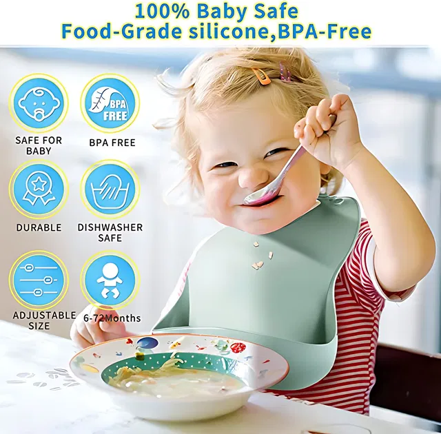 kidssmilez Waterproof baby bibs/aprins, Super Soft Cotton, Elegant, Stylish bibs for kids